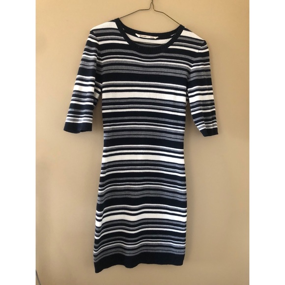 Bluenotes Striped Vintage Sweater Dress Medium - Picture 3 of 5
